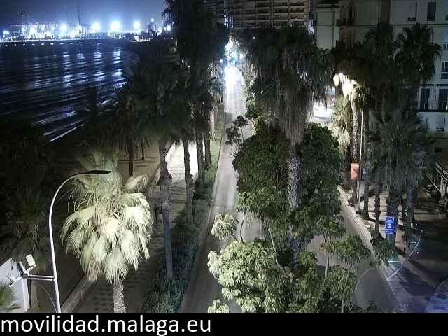 Archiv Foto Webcam Malaga: Strand Malagueta