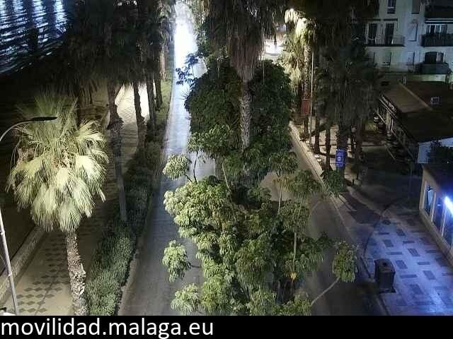 Archiv Foto Webcam Malaga: Strand Malagueta