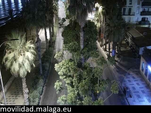 Archiv Foto Webcam Malaga: Strand Malagueta
