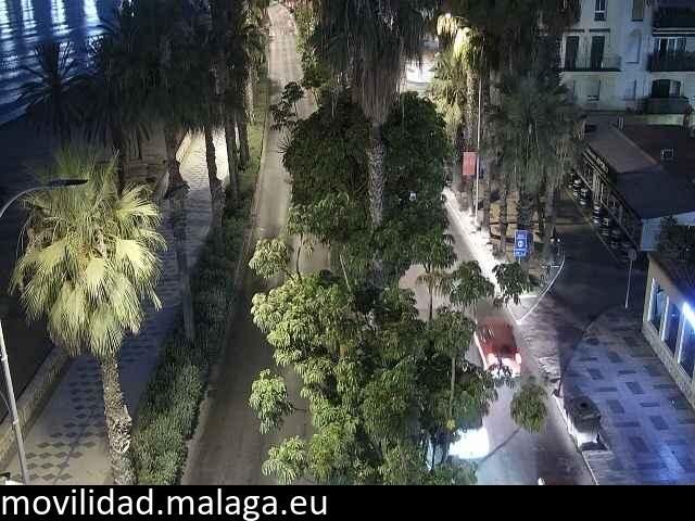 Archiv Foto Webcam Malaga: Strand Malagueta