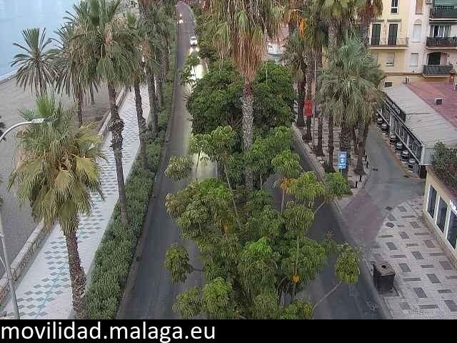 Archiv Foto Webcam Malaga: Strand Malagueta