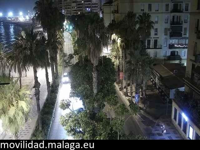 Archiv Foto Webcam Malaga: Strand Malagueta