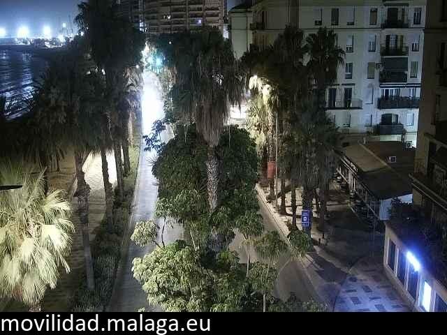 Archiv Foto Webcam Malaga: Strand Malagueta