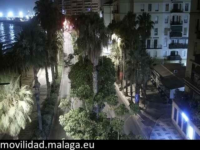 Archiv Foto Webcam Malaga: Strand Malagueta