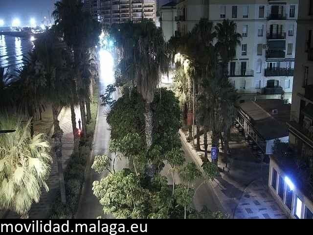 Archiv Foto Webcam Malaga: Strand Malagueta
