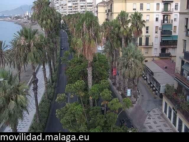 Archiv Foto Webcam Malaga: Strand Malagueta