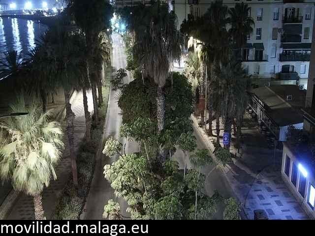 Archiv Foto Webcam Malaga: Strand Malagueta
