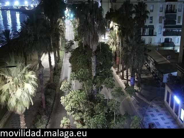 Archiv Foto Webcam Malaga: Strand Malagueta