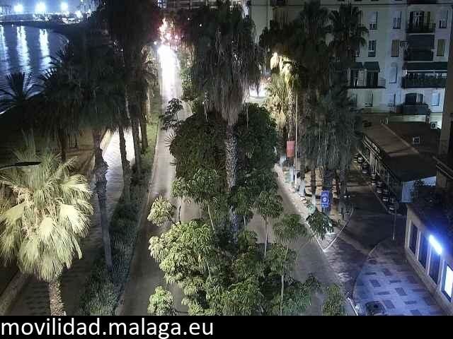 Archiv Foto Webcam Malaga: Strand Malagueta