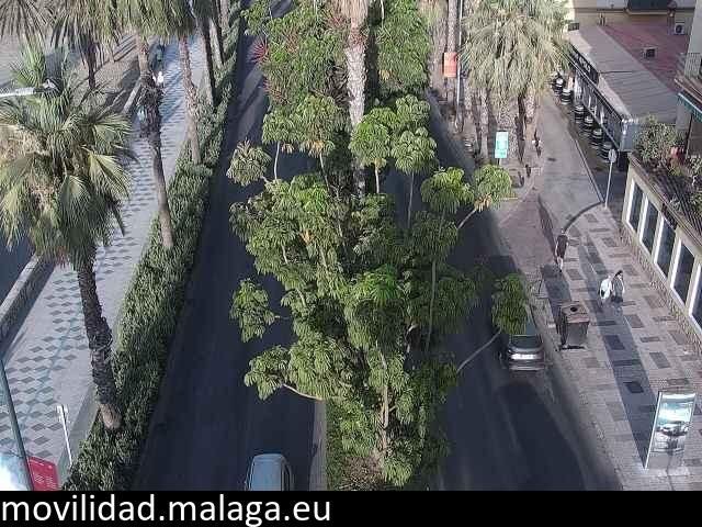 Archiv Foto Webcam Malaga: Strand Malagueta