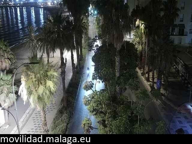 Archiv Foto Webcam Malaga: Strand Malagueta