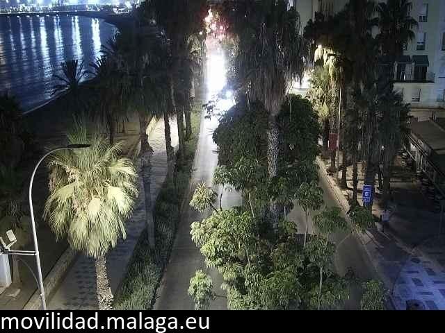 Archiv Foto Webcam Malaga: Strand Malagueta