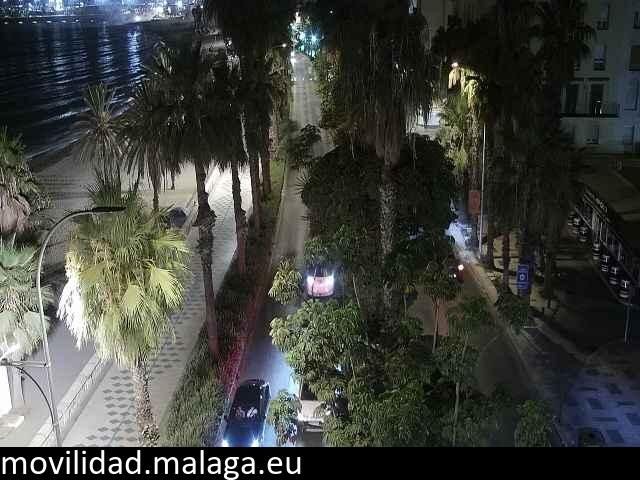 Archiv Foto Webcam Malaga: Strand Malagueta