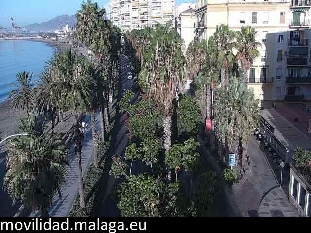 Archived image Webcam Beach Malaga Malagueta