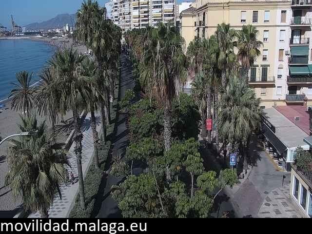 Archived image Webcam Beach Malaga Malagueta