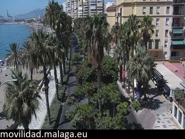 Archived image Webcam Beach Malaga Malagueta