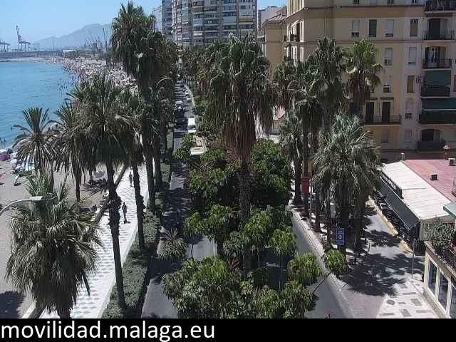 Archived image Webcam Beach Malaga Malagueta