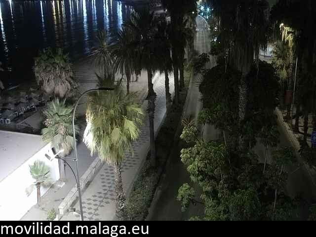 Archiv Foto Webcam Malaga: Strand Malagueta