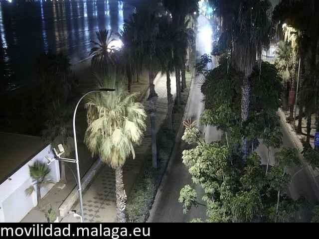 Archiv Foto Webcam Malaga: Strand Malagueta