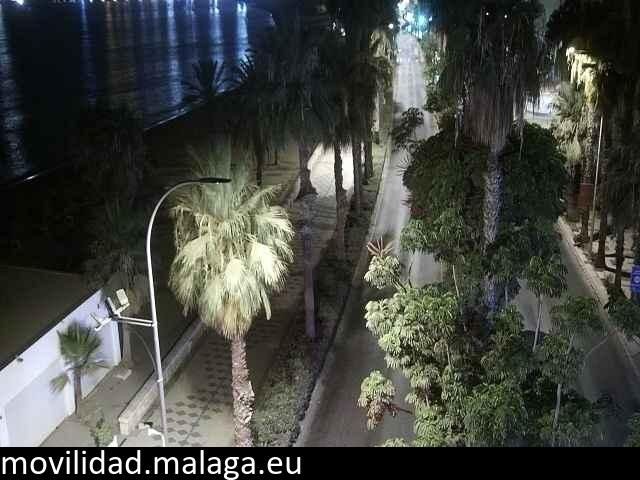 Archiv Foto Webcam Malaga: Strand Malagueta