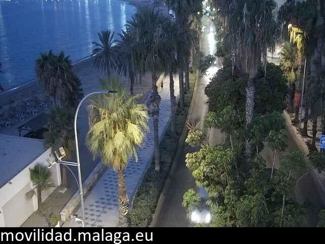 Archiv Foto Webcam Malaga: Strand Malagueta