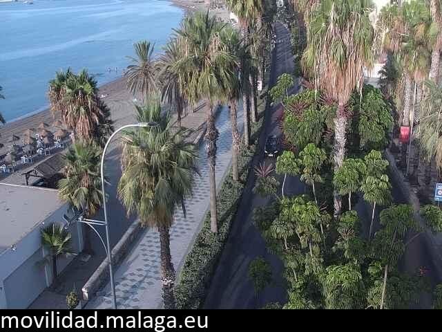 Archived image Webcam Beach Malaga Malagueta
