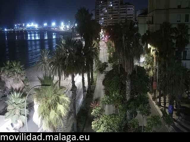 Archiv Foto Webcam Malaga: Strand Malagueta