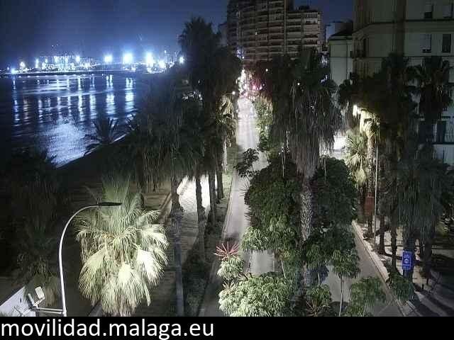 Archiv Foto Webcam Malaga: Strand Malagueta