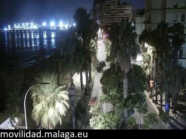 Archiv Foto Webcam Malaga: Strand Malagueta