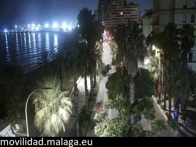 Archiv Foto Webcam Malaga: Strand Malagueta