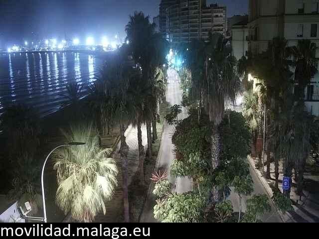 Archiv Foto Webcam Malaga: Strand Malagueta