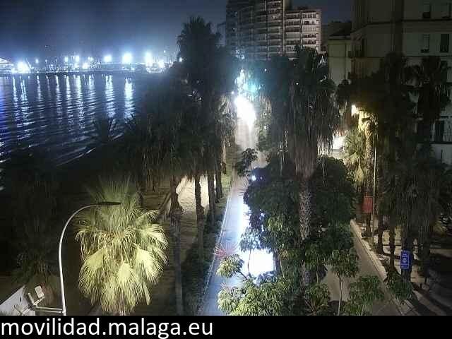 Archiv Foto Webcam Malaga: Strand Malagueta