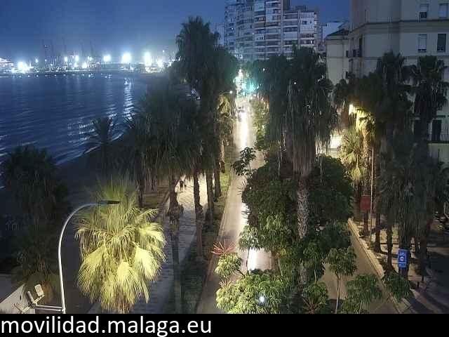Archiv Foto Webcam Malaga: Strand Malagueta