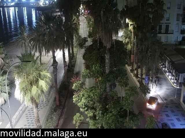 Archiv Foto Webcam Malaga: Strand Malagueta