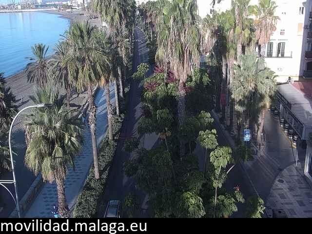 Archived image Webcam Beach Malaga Malagueta