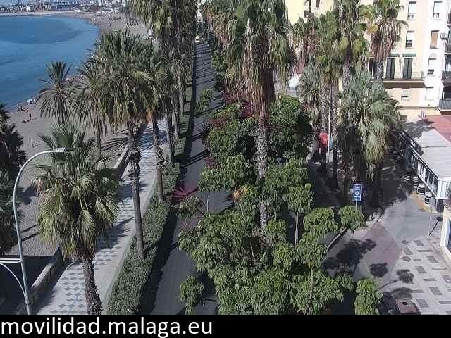 Archived image Webcam Beach Malaga Malagueta