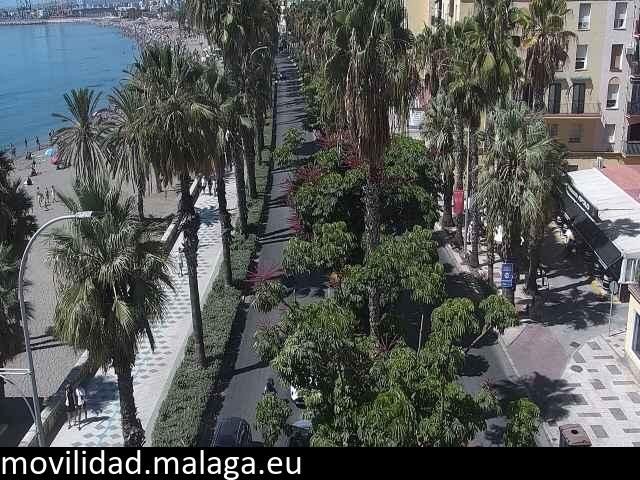 Archived image Webcam Beach Malaga Malagueta