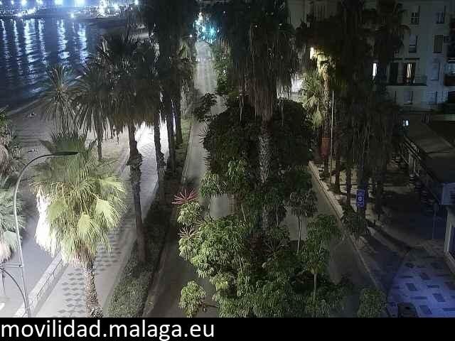 Archiv Foto Webcam Malaga: Strand Malagueta