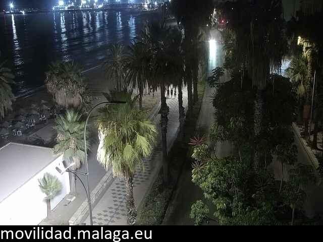Archived image Webcam Beach Malaga Malagueta