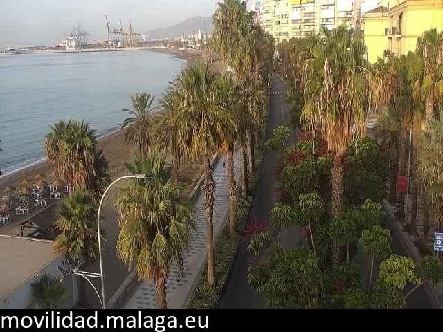 Archived image Webcam Beach Malaga Malagueta
