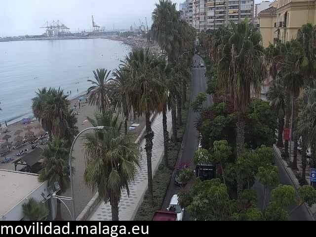 Archived image Webcam Beach Malaga Malagueta