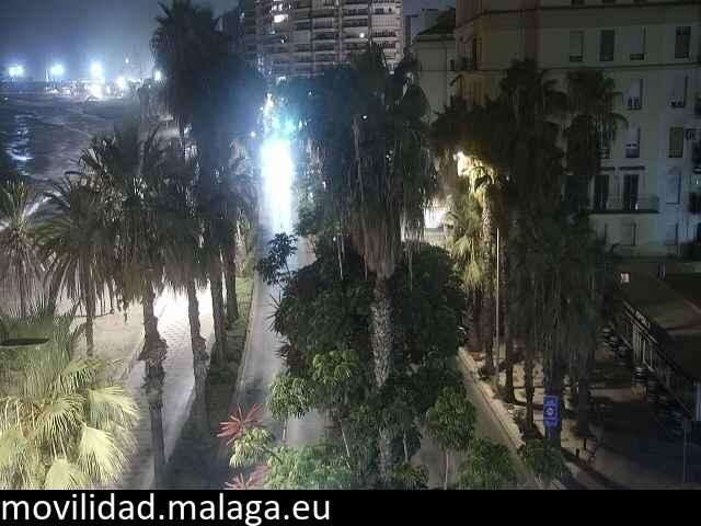 Archiv Foto Webcam Malaga: Strand Malagueta
