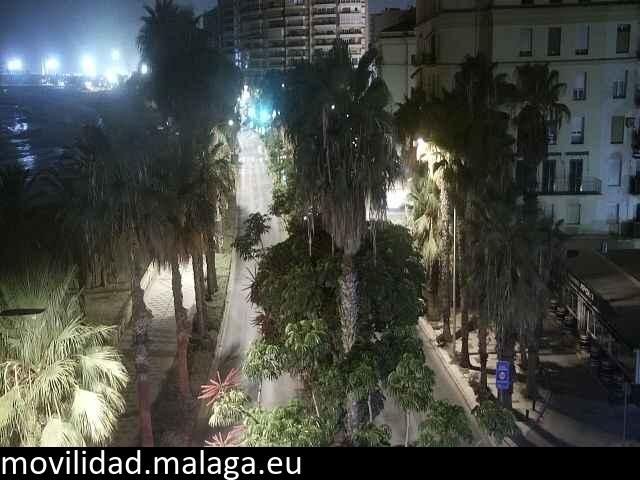 Archiv Foto Webcam Malaga: Strand Malagueta