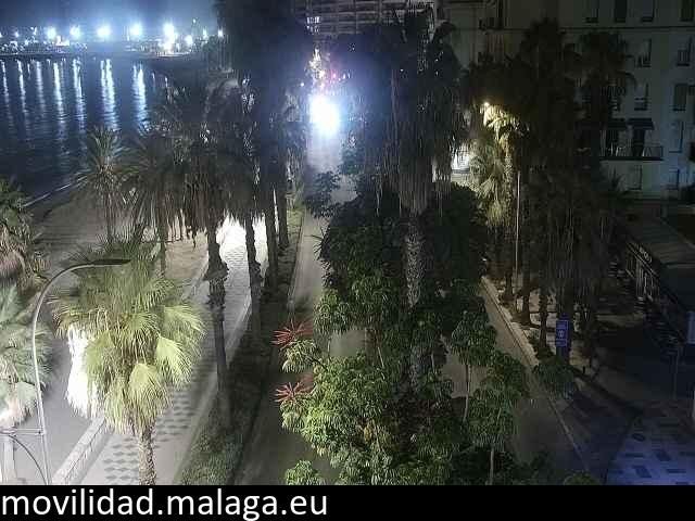 Archiv Foto Webcam Malaga: Strand Malagueta