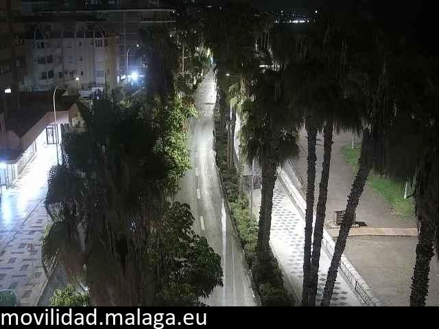 Archiv Foto Webcam Malaga: Strand Malagueta