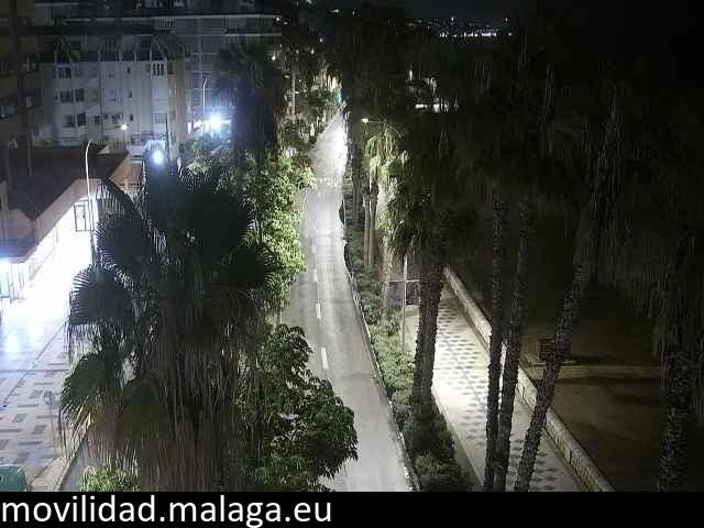 Archiv Foto Webcam Malaga: Strand Malagueta