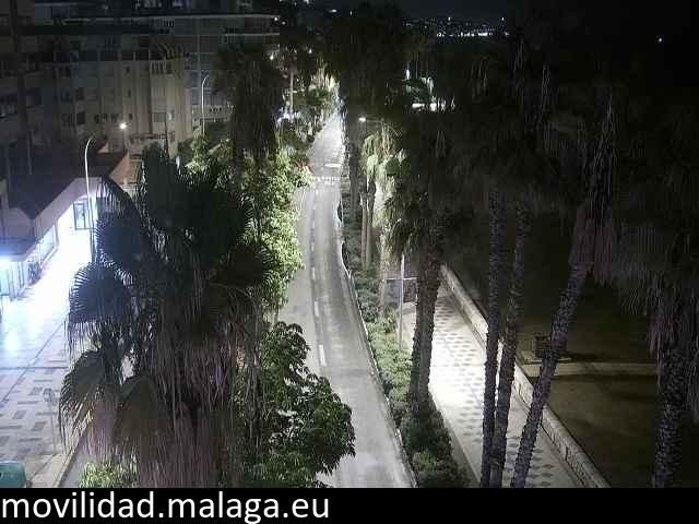 Archiv Foto Webcam Malaga: Strand Malagueta
