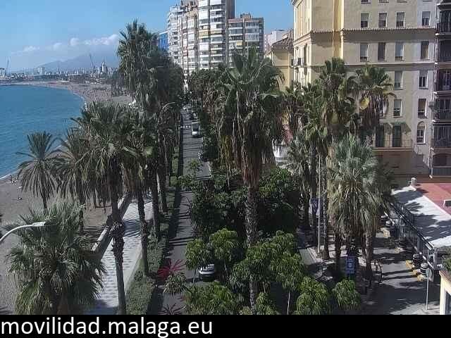 Archived image Webcam Beach Malaga Malagueta