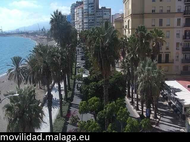 Archived image Webcam Beach Malaga Malagueta