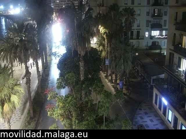 Archiv Foto Webcam Malaga: Strand Malagueta